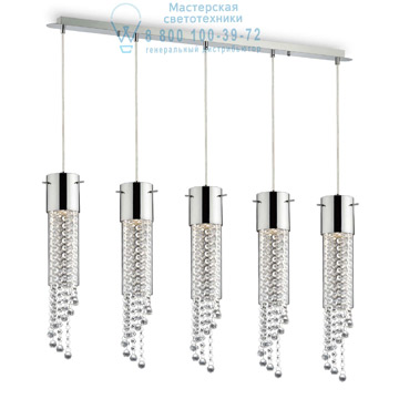 Ideal Lux 089638 GOCCE SP5 подвесной светильник хром Ideal Lux 089638 GOCCE SP5 подвесной светильник хром