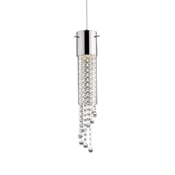 Ideal Lux 089669 GOCCE SP1 подвесной светильник хром Ideal Lux 089669 GOCCE SP1 подвесной светильник хром