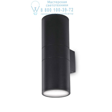 Ideal Lux 092317 GUN AP2 BIG NERO уличный накладной светильник черный Ideal Lux 092317 GUN AP2 BIG NERO уличный накладной светильник черный