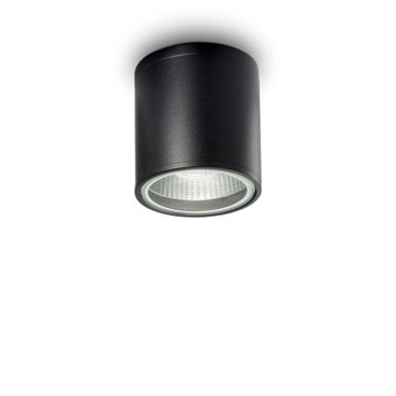 Ideal Lux 122687 GUN PL1 NERO уличный потолочный светильник черный Ideal Lux 122687 GUN PL1 NERO уличный потолочный светильник черный