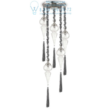 Ideal Lux 139586 HAMMAM SP5 подвесной светильник серый