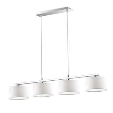Ideal Lux 075495 HILTON SP4 LINEAR BIANCO подвесной светильник белый Ideal Lux 075495 HILTON SP4 LINEAR BIANCO подвесной светильник белый