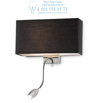 Ideal Lux 035956 HOTEL AP2 NERO накладной светильник черный