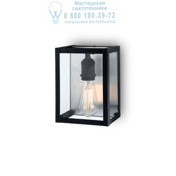 Ideal Lux 092836 IGOR AP1 NERO накладной светильник черный Ideal Lux 092836 IGOR AP1 NERO накладной светильник черный