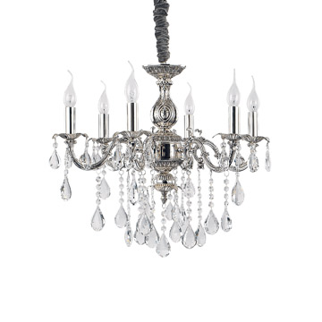 Ideal Lux 002408 IMPERO SP6 подвесной светильник серый Ideal Lux 002408 IMPERO SP6 подвесной светильник серый