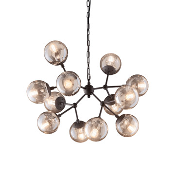 Ideal Lux 162201 KEPLER SP12 подвесной светильник черный
