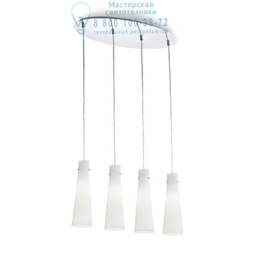 Ideal Lux 053455 KUKY BIANCO SP4 подвесной светильник белый Ideal Lux 053455 KUKY BIANCO SP4 подвесной светильник белый