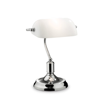 Ideal Lux 045047 LAWYER TL1 CROMO настольная лампа хром Ideal Lux 045047 LAWYER TL1 CROMO настольная лампа хром