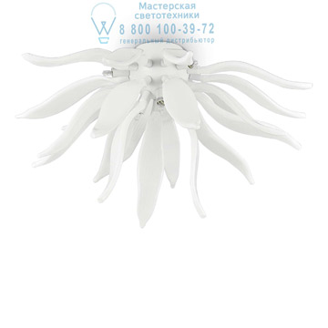Ideal Lux 112299 LEAVES PL6 BIANCO потолочный светильник белый Ideal Lux 112299 LEAVES PL6 BIANCO потолочный светильник белый
