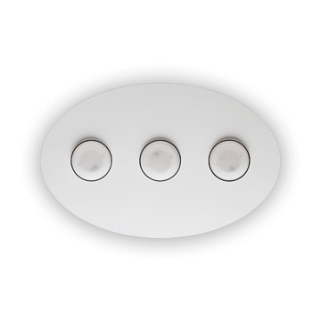 Ideal Lux 175768 LOGOS PL3 BIANCO потолочный светильник белый Ideal Lux 175768 LOGOS PL3 BIANCO потолочный светильник белый
