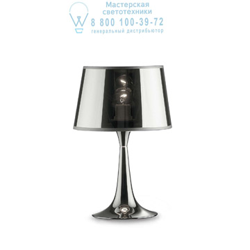 Ideal Lux 032368 LONDON CROMO TL1 SMALL настольная лампа хром Ideal Lux 032368 LONDON CROMO TL1 SMALL настольная лампа хром
