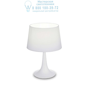 Ideal Lux 110530 LONDON TL1 SMALL BIANCO настольная лампа белый