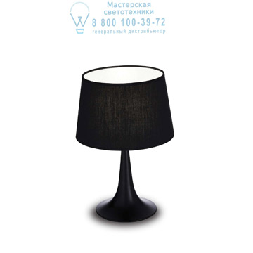 Ideal Lux 110554 LONDON TL1 SMALL NERO настольная лампа черный