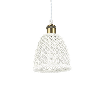 Ideal Lux 206820 LUGANO SP1 D18 подвесной светильник белый Ideal Lux 206820 LUGANO SP1 D18 подвесной светильник белый