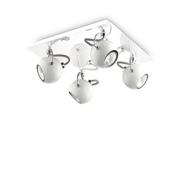 Ideal Lux 077918 LUNARE PL4 BIANCO потолочный светильник белый Ideal Lux 077918 LUNARE PL4 BIANCO потолочный светильник белый