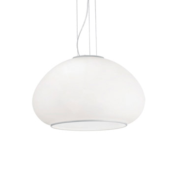Ideal Lux 071015 MAMA SP1 D40 подвесной светильник белый Ideal Lux 071015 MAMA SP1 D40 подвесной светильник белый