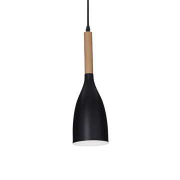 Ideal Lux 110752 MANHATTAN SP1 NERO подвесной светильник черный Ideal Lux 110752 MANHATTAN SP1 NERO подвесной светильник черный