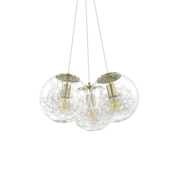Ideal Lux 175973 MAPA SAT SP3 OTTONE подвесной светильник Ideal Lux 175973 MAPA SAT SP3 OTTONE подвесной светильник
