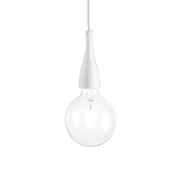 Ideal Lux 009360 MINIMAL SP1 BIANCO подвесной светильник белый Ideal Lux 009360 MINIMAL SP1 BIANCO подвесной светильник белый