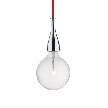 Ideal Lux 009384 MINIMAL SP1 CROMO подвесной светильник хром