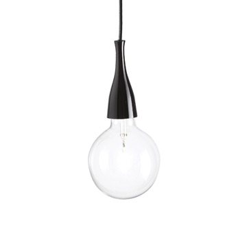 Ideal Lux 009407 MINIMAL SP1 NERO подвесной светильник черный