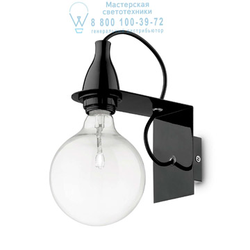 Ideal Lux 045214 MINIMAL AP1 NERO накладной светильник черный Ideal Lux 045214 MINIMAL AP1 NERO накладной светильник черный