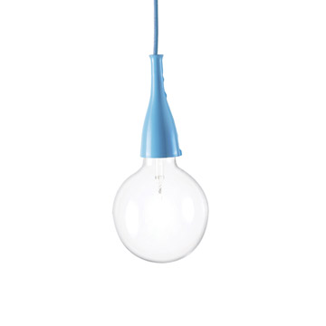 Ideal Lux 063614 MINIMAL SP1 AZZURRO подвесной светильник 