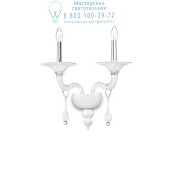 Ideal Lux 080888 MIRAMARE AP2 накладной светильник белый