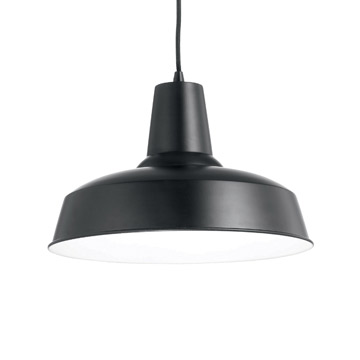 Ideal Lux 093659 MOBY SP1 NERO подвесной светильник черный Ideal Lux 093659 MOBY SP1 NERO подвесной светильник черный