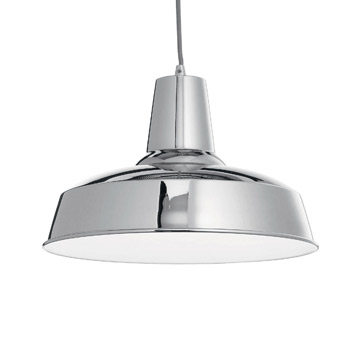 Ideal Lux 093680 MOBY SP1 CROMO подвесной светильник хром Ideal Lux 093680 MOBY SP1 CROMO подвесной светильник хром