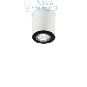 Ideal Lux 140841 MOOD PL1 SMALL ROUND BIANCO потолочный светильник белый