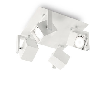 Ideal Lux 073583 MOUSE PL4 BIANCO потолочный светильник белый
