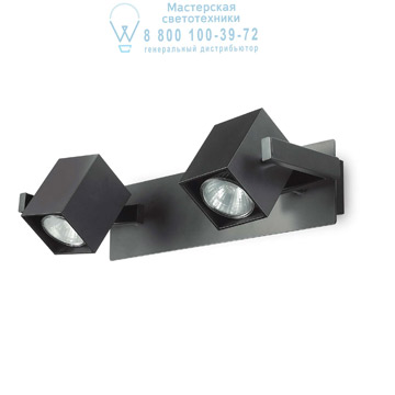 Ideal Lux 156705 MOUSE AP2 NERO накладной светильник черный