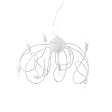 Ideal Lux 141893 MULTIFLEX SP8 BIANCO подвесной светильник белый