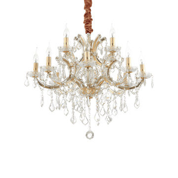 Ideal Lux 167404 NAPOLEON SP12 ORO подвесной светильник Ideal Lux 167404 NAPOLEON SP12 ORO подвесной светильник