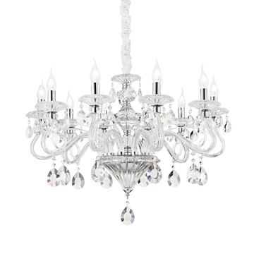 Ideal Lux 141060 NEGRESCO SP10 TRASPARENTE подвесной светильник прозрачный