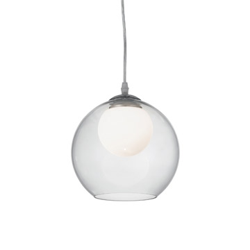 Ideal Lux 052793 NEMO CLEAR SP1 D20 подвесной светильник прозрачный