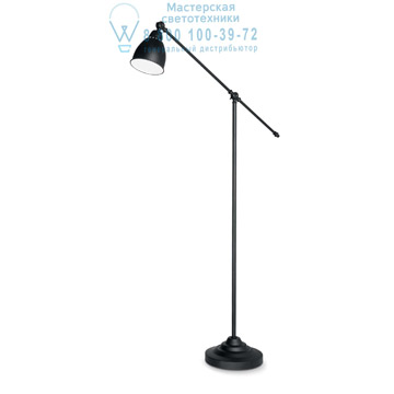 Ideal Lux 003528 NEWTON PT1 NERO торшер черный Ideal Lux 003528 NEWTON PT1 NERO торшер черный