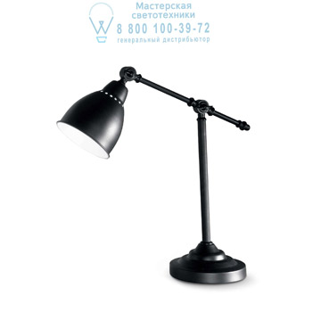 Ideal Lux 003535 NEWTON TL1 NERO настольная лампа черный Ideal Lux 003535 NEWTON TL1 NERO настольная лампа черный