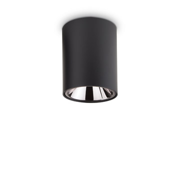 Ideal Lux 206004 NITRO 10W ROUND NERO потолочный светильник черный Ideal Lux 206004 NITRO 10W ROUND NERO потолочный светильник черный