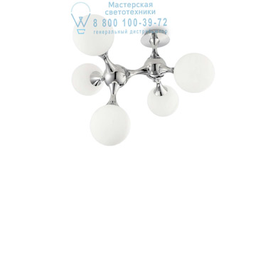 Ideal Lux 073712 NODI BIANCO PL5 потолочный светильник белый Ideal Lux 073712 NODI BIANCO PL5 потолочный светильник белый