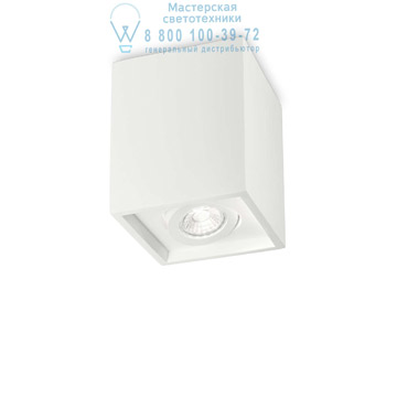 Ideal Lux 150468 OAK PL1 SQUARE BIANCO потолочный светильник белый Ideal Lux 150468 OAK PL1 SQUARE BIANCO потолочный светильник белый
