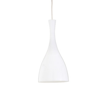 Ideal Lux 013244 OLIMPIA SP1 BIANCO подвесной светильник белый