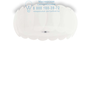 Ideal Lux 094014 OVALINO PL8 BIANCO потолочный светильник белый