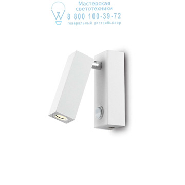 Ideal Lux 142258 PAGE AP1 SQUARE BIANCO накладной светильник белый