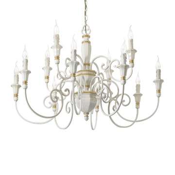 Ideal Lux 093789 PALIO SP12 BIANCO подвесной светильник белый