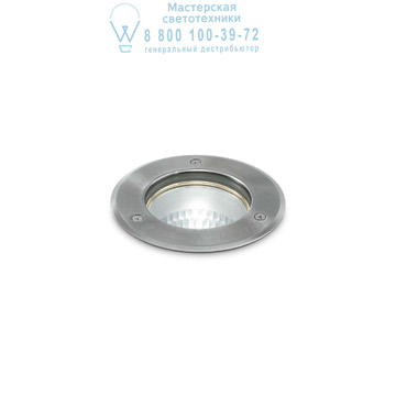 Ideal Lux 032832 PARK PT1 ROUND SMALL уличный встраиваемый светильник сталь