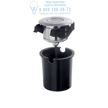 Ideal Lux 222851 PARK LED PT1 11W 60° уличный встраиваемый светильник сталь