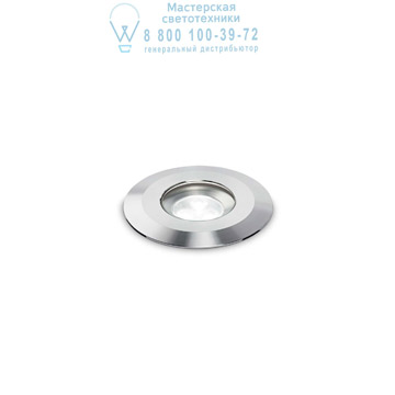 Ideal Lux 222868 PARK LED PT1 4.8W 15° уличный встраиваемый светильник сталь