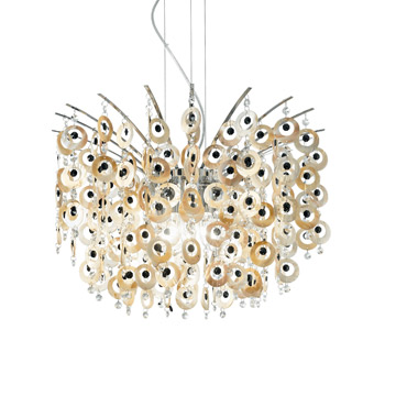 Ideal Lux 016870 PAVONE SP6 подвесной светильник хром Ideal Lux 016870 PAVONE SP6 подвесной светильник хром